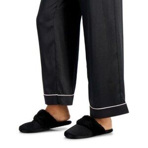 Inc International Concepts Gift Bag Slippers, Black, Small